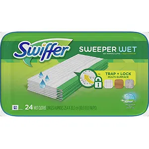 Swiffer Sweeper Wet Mopping Cloths, Open-Window Fresh, 24 count