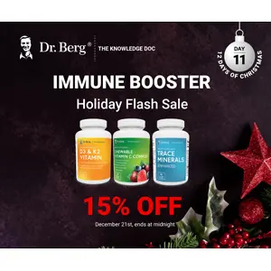 Dr.Berg: 15% OFF Immune Boosters 