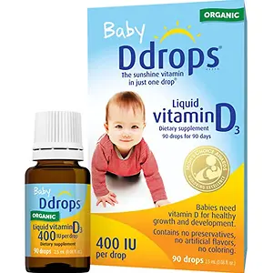 Ddrops Baby 400 IU, Vitamin D, 90 Drops