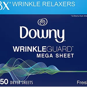 Downy WrinkleGuard Dryer Sheets, Fresh, 150 Count