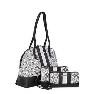 Time and Tru Womens 3 in 1 Satchel Bag 3-Piece Set