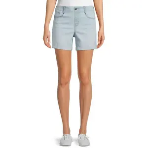 Time and Tru Women's Pull-On Denim Shorts