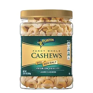 PLANTERS Fancy Whole Cashews with Sea Salt, 33 oz