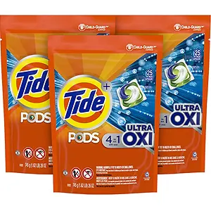 Tide PODS Liquid Laundry Detergent Soap Pacs 75 Count