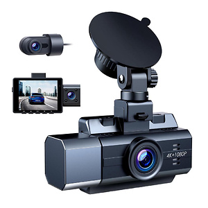 CAMPARK 4K Dash Cam 3 Channel 1080P Car Camera Driving Recorder