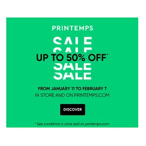 Printemps UK: Up to 50% OFF on a Selection of Products