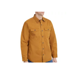 Land's End Men's Flannel Lined Shirt Jacket