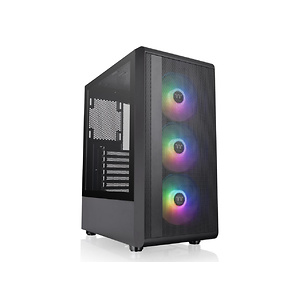 Thermaltake S200 TG Black ATX Mid Tower Computer Chassis