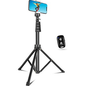 Sensyne 62-inch Extendable Cell Phone Tripod Stand