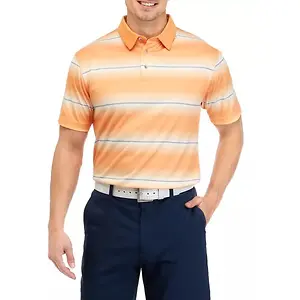 Pro Tour Short Sleeve Digitized Striped Polo Shirt