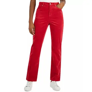 Style & Co Womens Straight-Leg Corduroy Pants