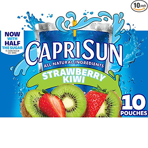 Capri Sun Strawberry Kiwi Ready-to-Drink Juice (10 Pouches)