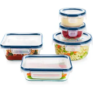 Pyrex Freshlock 10-Piece Airtight Glass Food Storage Container Set
