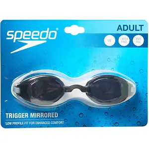 Speedo Trigger Swim Goggles Mirror Lenses For Adults