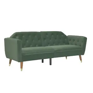 Hillsdale Orchard Road Tufted Futon Sofa Bed