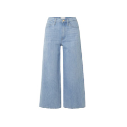 FRAME
Le Italien cropped high-rise wide-leg jeans