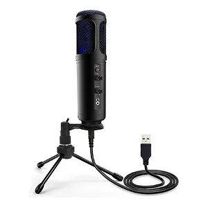 Pyle USB PC Recording Condenser Microphone with Tripod Stand