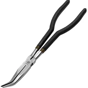 Performance Tool 11-Inch Long Reach 45-Degree Bent Long Nose Pliers