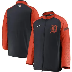 Nike Mens Detroit Tigers Authentic Dugout Full-Zip Jacket