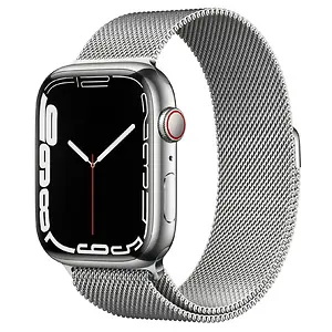 Apple Watch Series 7 GPS + Cellular 45mm with Stainless Steel Case