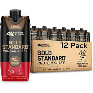 Optimum Nutrition Gold Standard Protein Shake 11 Fl Oz, 12 Count