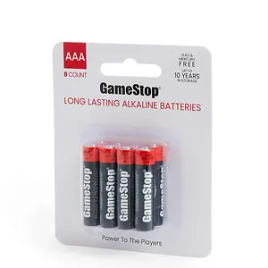 GameStop AAA Alkaline Batteries 8-Pack