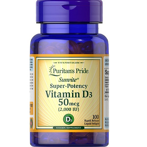 Puritan's Pride: Up to 20% OFF Vitamin D Items