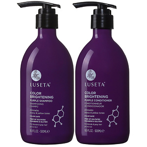 Luseta Color Brightening Purple Shampoo and Conditioner Set