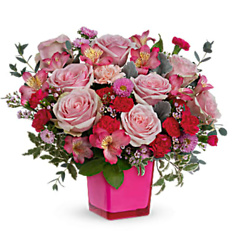Teleflora's Rosy Moment Bouquet