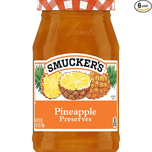 Smucker's Pineapple Preserves, 18 Ounces (Pack of 6)