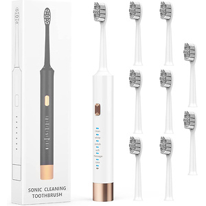 Goalie Rechargeable Electric Toothbrush with 9 Brush Heads