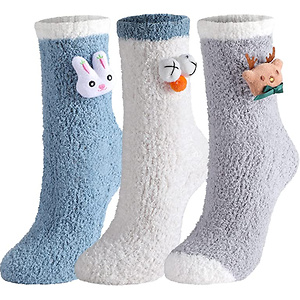 Pleneal Fuzzy Socks for Women
