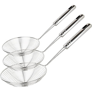 Swify Set of 3 Asian Strainer Ladle Stainless Steel Wire Skimmer Spoon