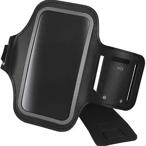 Insignia Fitness Armband for Cell Phones with Screens up to 6.2" Black