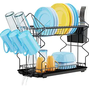 GSlife Dish Drying Rack, Rust-Resistant