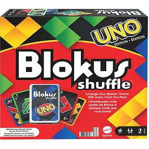 Mattel Games Blokus Shuffle: UNO Edition Strategy Board Game