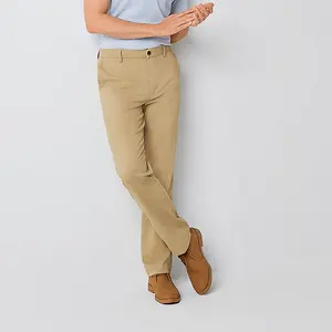 St. Johns Bay Easy Care Stretch Mens Classic Fit Flat Front Pant