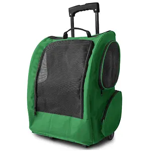 Paws & Pals Pet Carrier Ultimate Breathable Rolling Backpack