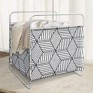 MULISOFT Portable Collapsible Laundry Basket with Handles