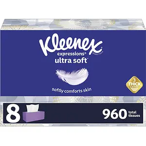 Kleenex Expressions Ultra Soft Facial Tissues, Soft Facial Tissue