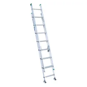 Werner 16 ft. H Aluminum Extension Ladder Type II 225 lb