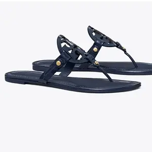 Miller Patent Leather Sandal in Perfect Navy 