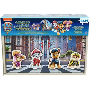 Spin Master Games Paw Patrol Movie Wooden Puzzle, 4 Pack