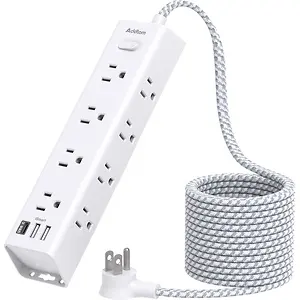 Addtam 12 Outlets and 3 Power Strip Surge Protector