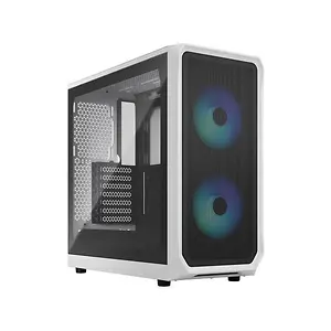 Fractal Design Focus 2 RGB White ATX Tempered Glass Mid Tower