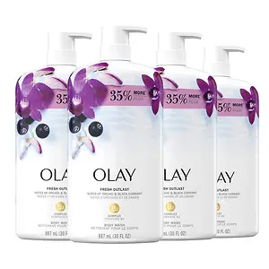 Olay Fresh Outlast Body Wash, Orchid & Black Currant