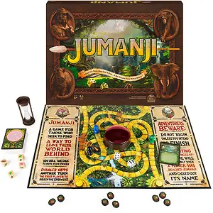 Jumanji The Game: The Classic Scary Adventure Family Board Game