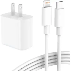 iFeart 20W Apple Certified USB C Fast Charger with 4ft Cable