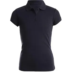 Nautica Girls' Little School Uniform Short Sleeve Polo Shirt