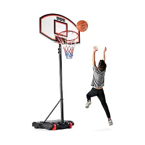Play22 Kids Adjustable Basketball Hoop Height 5-7 FT